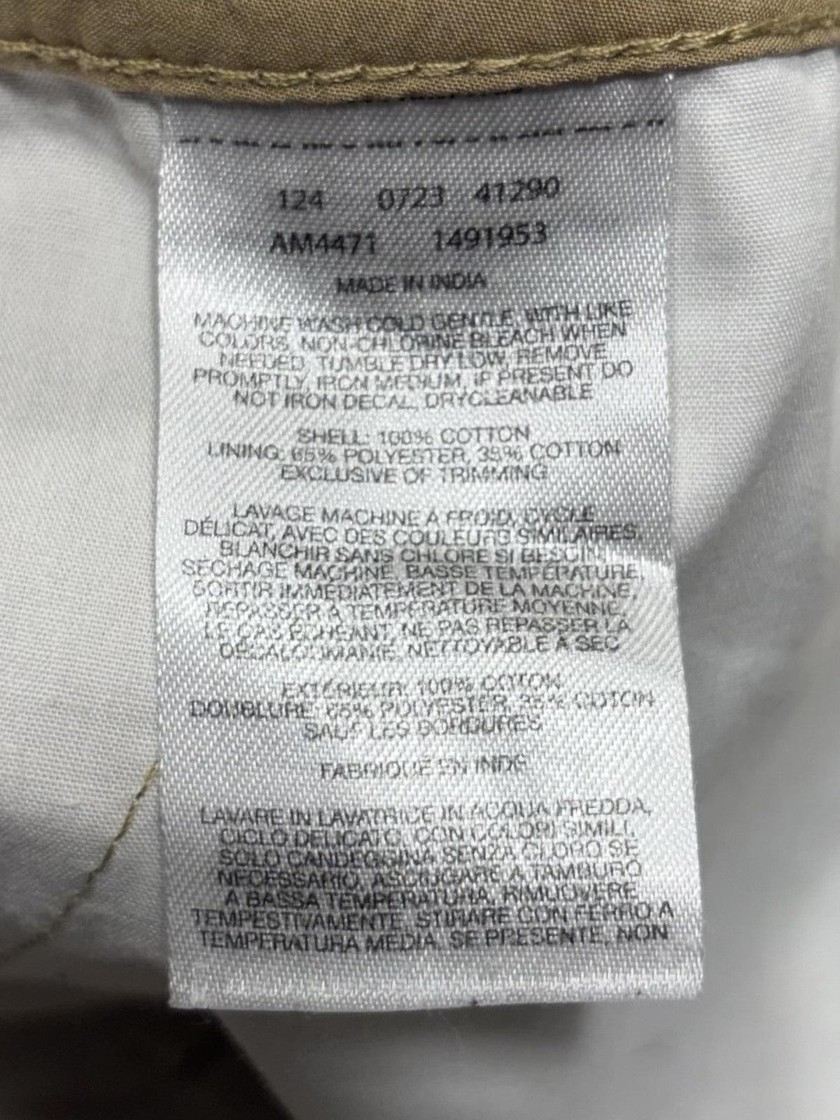 Columbia Chino Shorts Mens 40 Beige 9" Inseam Lightweight Canvas Casual Outdoor