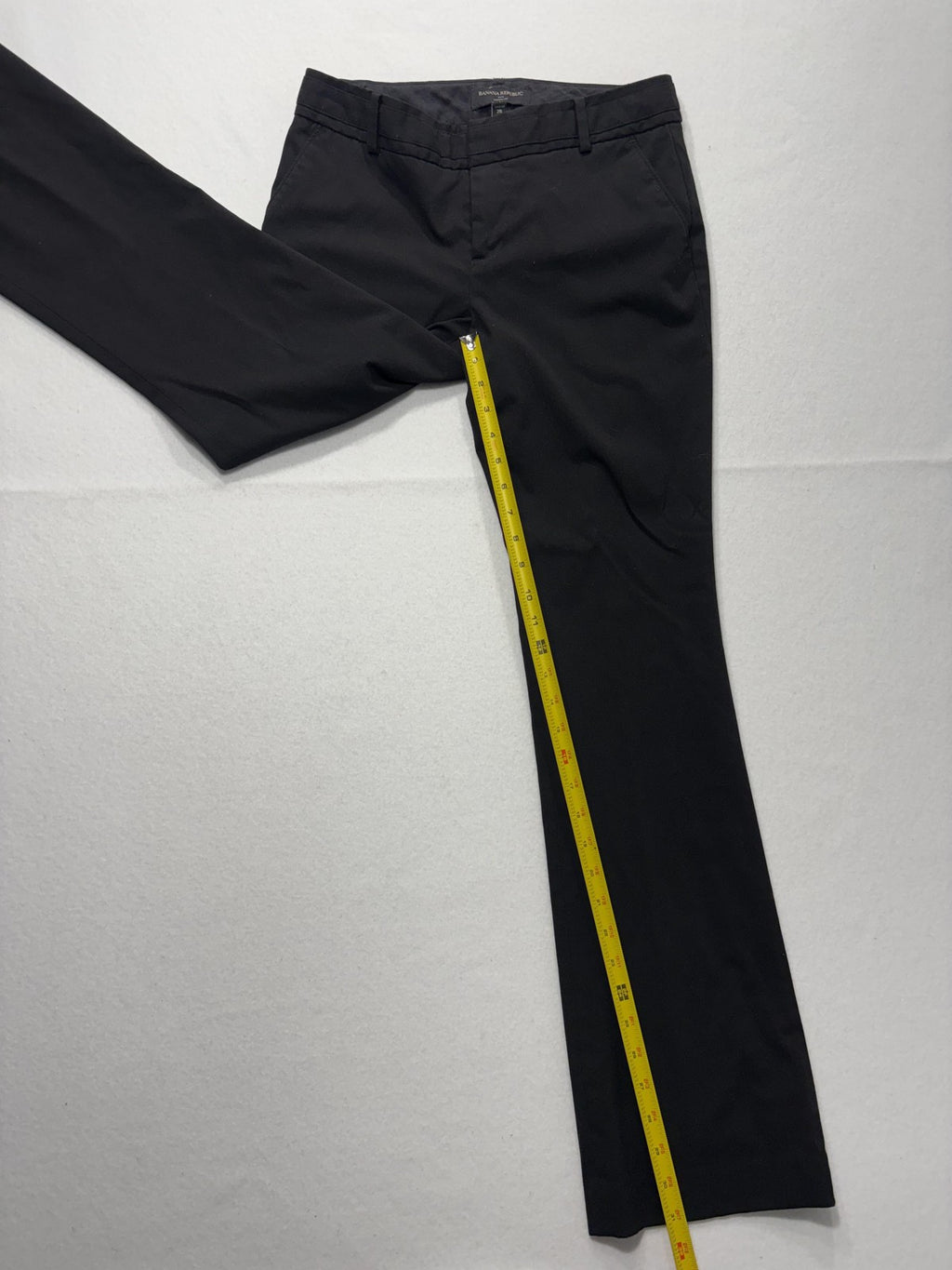 Banana Republic Dress Pants Womens 2R Black Martin Fit Classic Twill Work Career