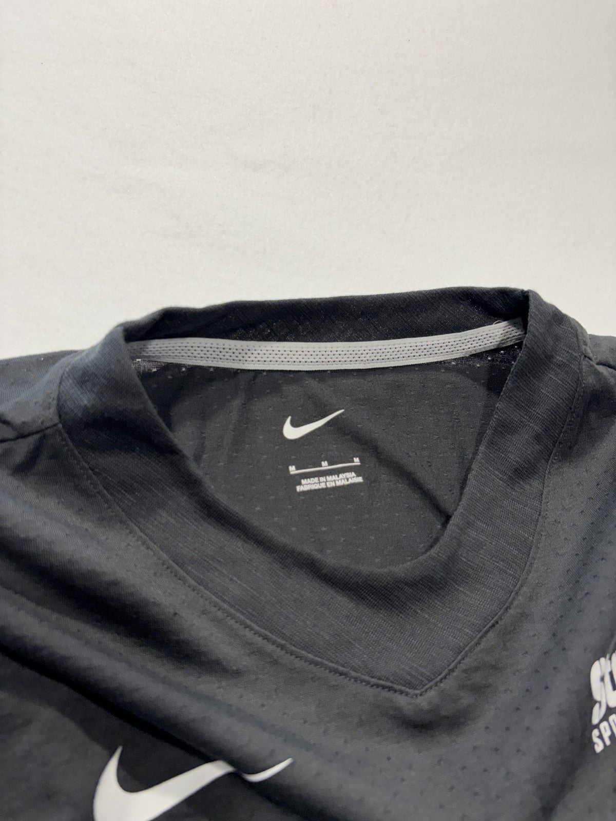 Pittsburgh Steelers Shirt Mens Medium Gray NFL Football Nike Dri Fit Long Sleeve