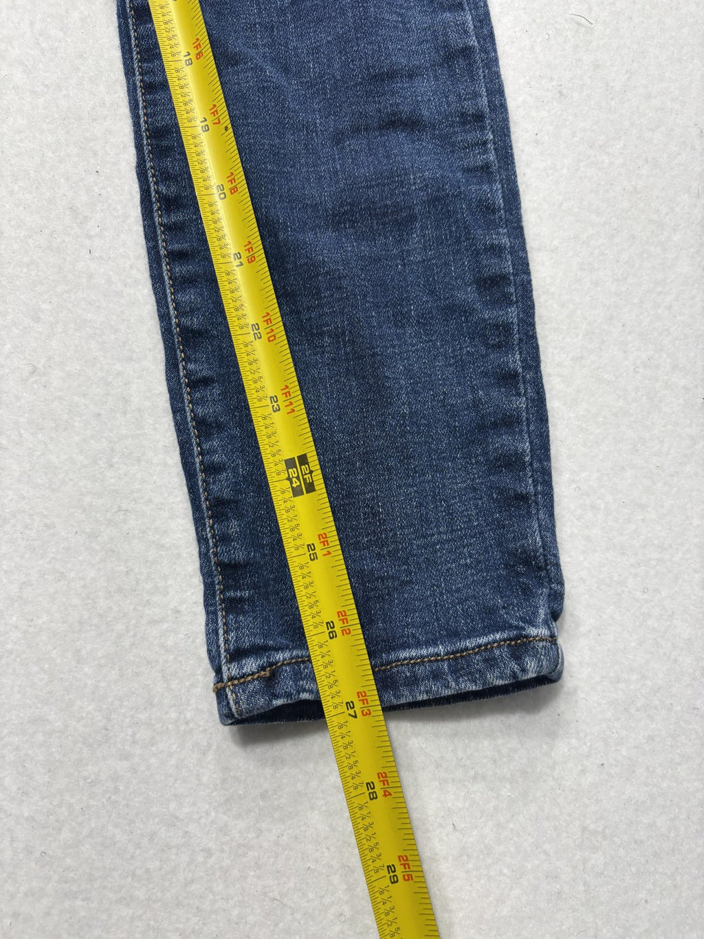 Seven7 Jeans Womens 6 Blue Medium Wash Metro Ultra High Rise Skinny 29x29.5