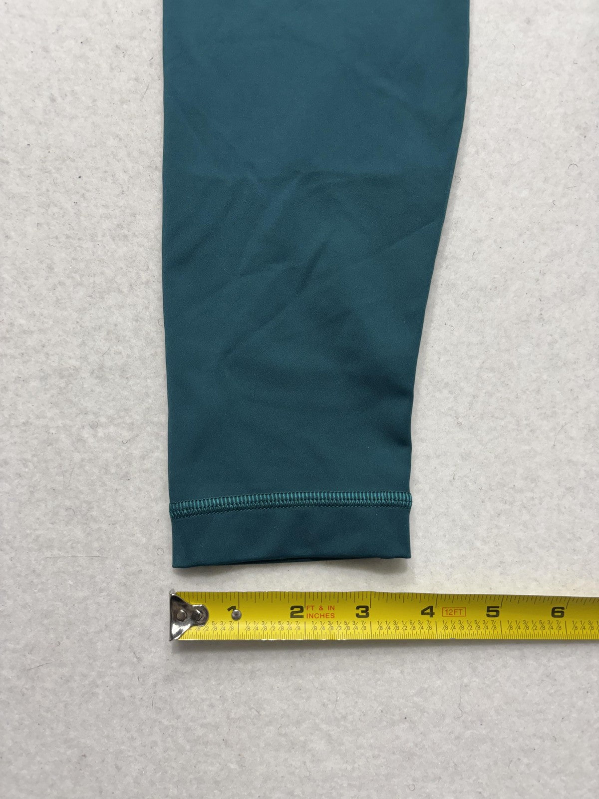 Lululemon Leggings Womens 6 Green High Rise 30" Inseam Ankle Yoga Stretch