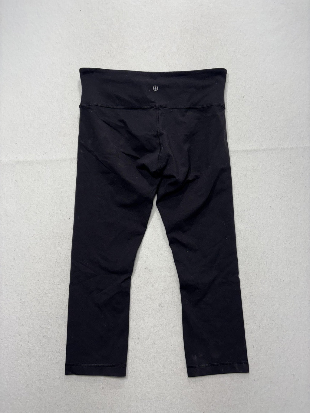 Lululemon Leggings Womens 8 Black 21" Inseam Capri Yoga Stretch Athletic Pants