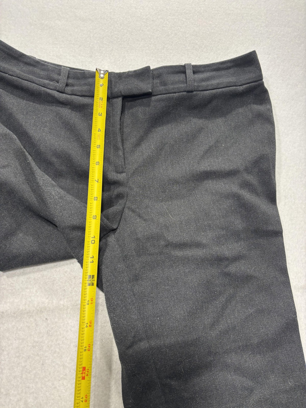 Liz Claiborne Dress Pants Womens 6 Gray Emma Classic Straight Leg Stretch Career