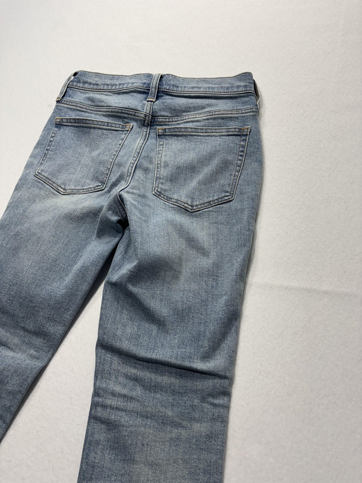 J.Crew 9" Toothpick Jeans Womens 24 Blue Medium Wash Mid Rise Skinny Stretch