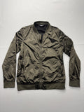 The North Face Jacket Womens Medium Green Nylon Bomber Full Zip Lightweight