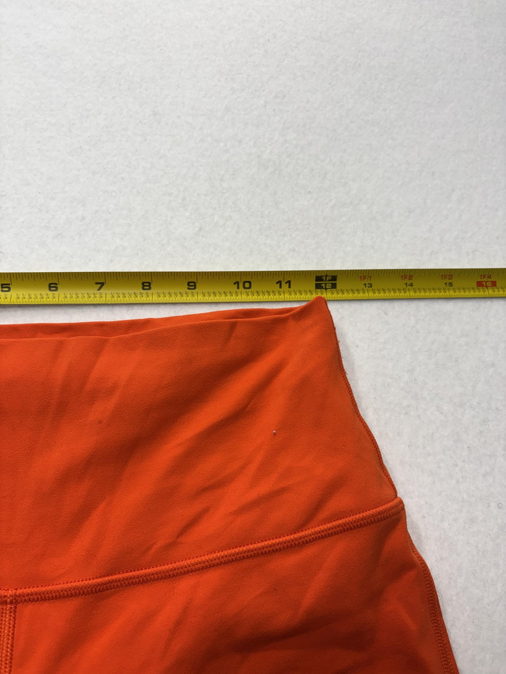 Lululemon Leggings Womens 8 Orange High Rise 25" Inseam Ankle Stretch Yoga