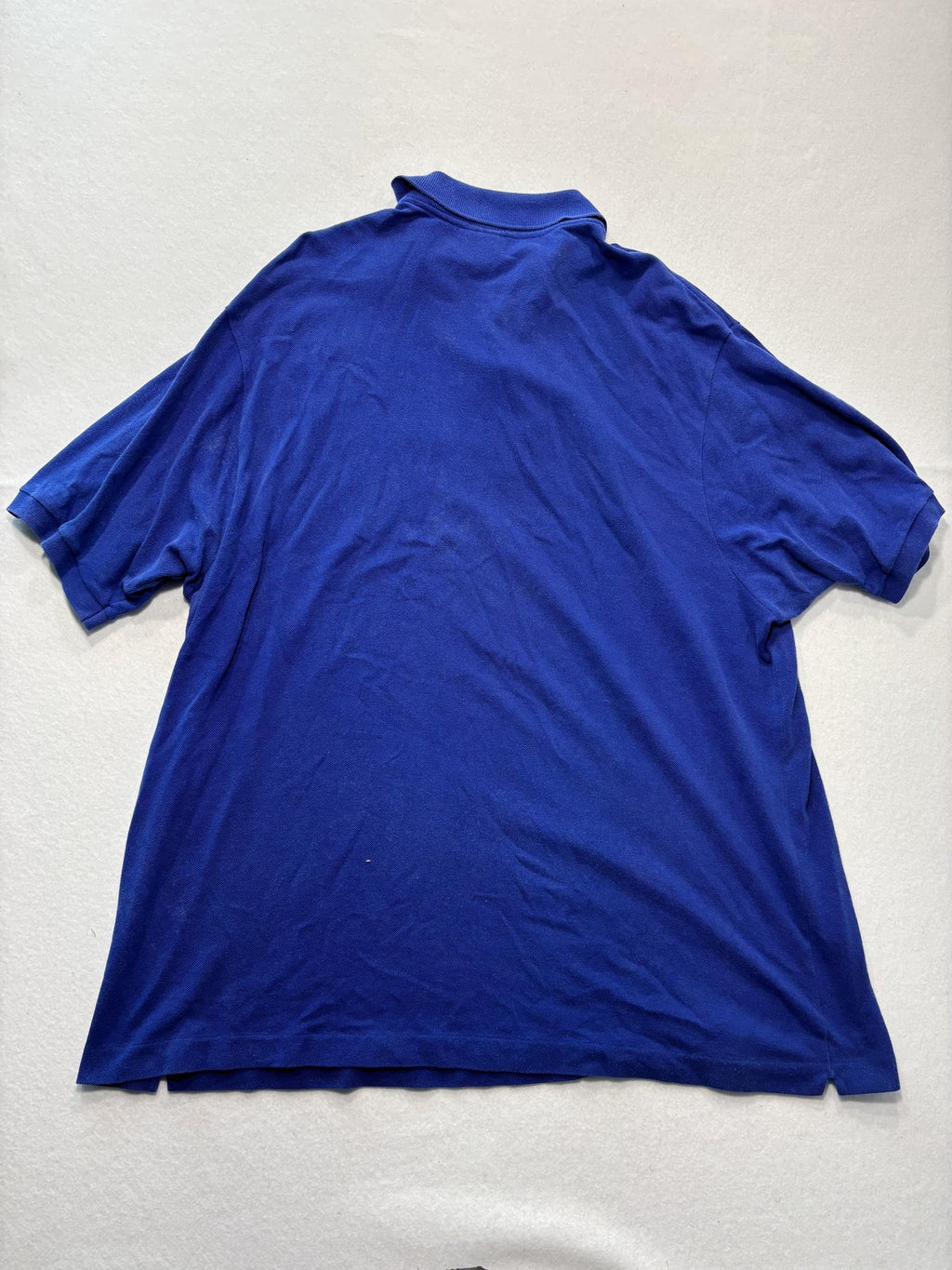 Lacoste Polo Shirt Mens 4XL Blue Classic Fit Pique Cotton Short Sleeve Logo