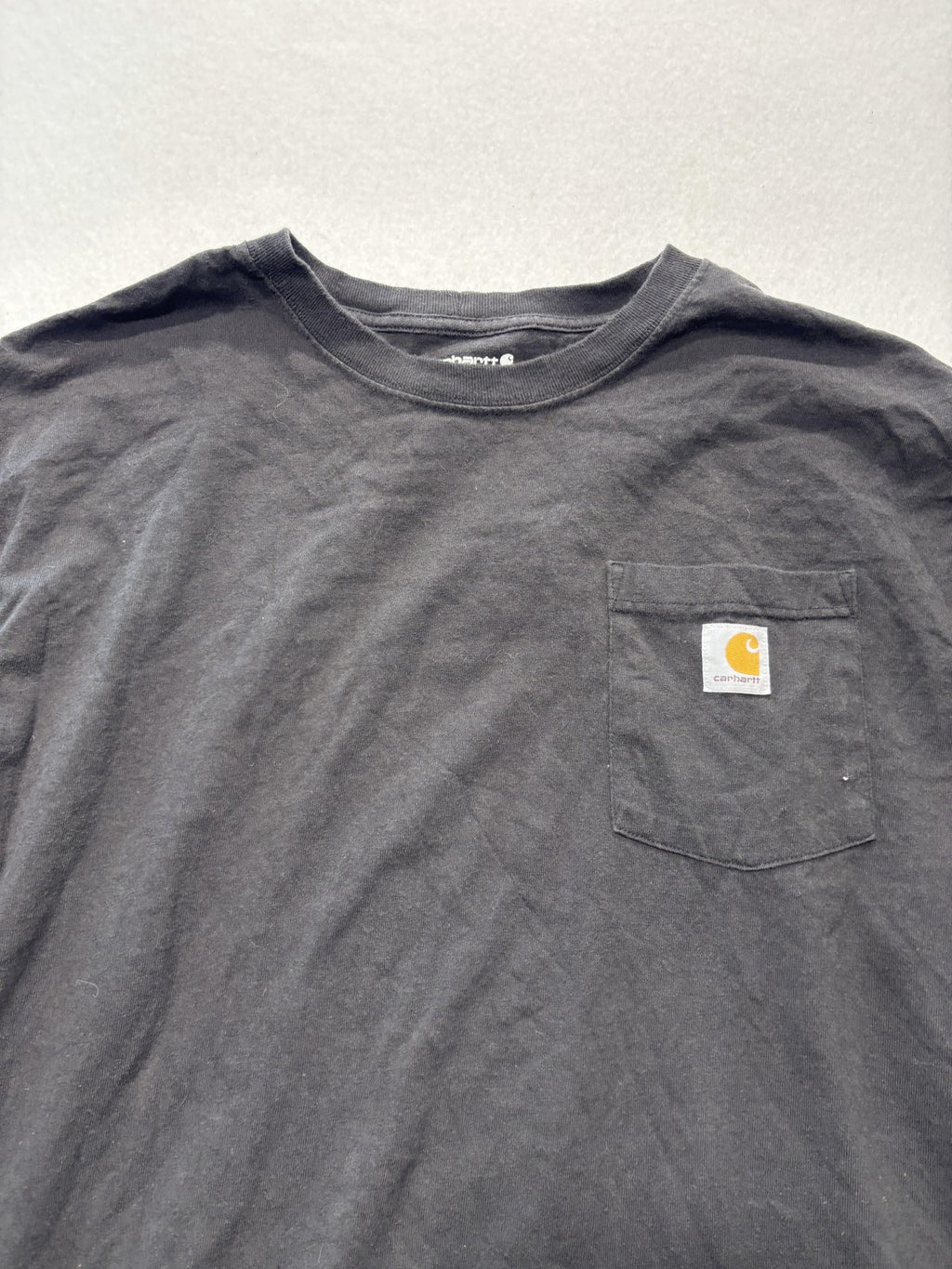 Carhartt Shirt Mens XL Black K87 Loose Fit Pocket T-Shirt Short Sleeve Workwear