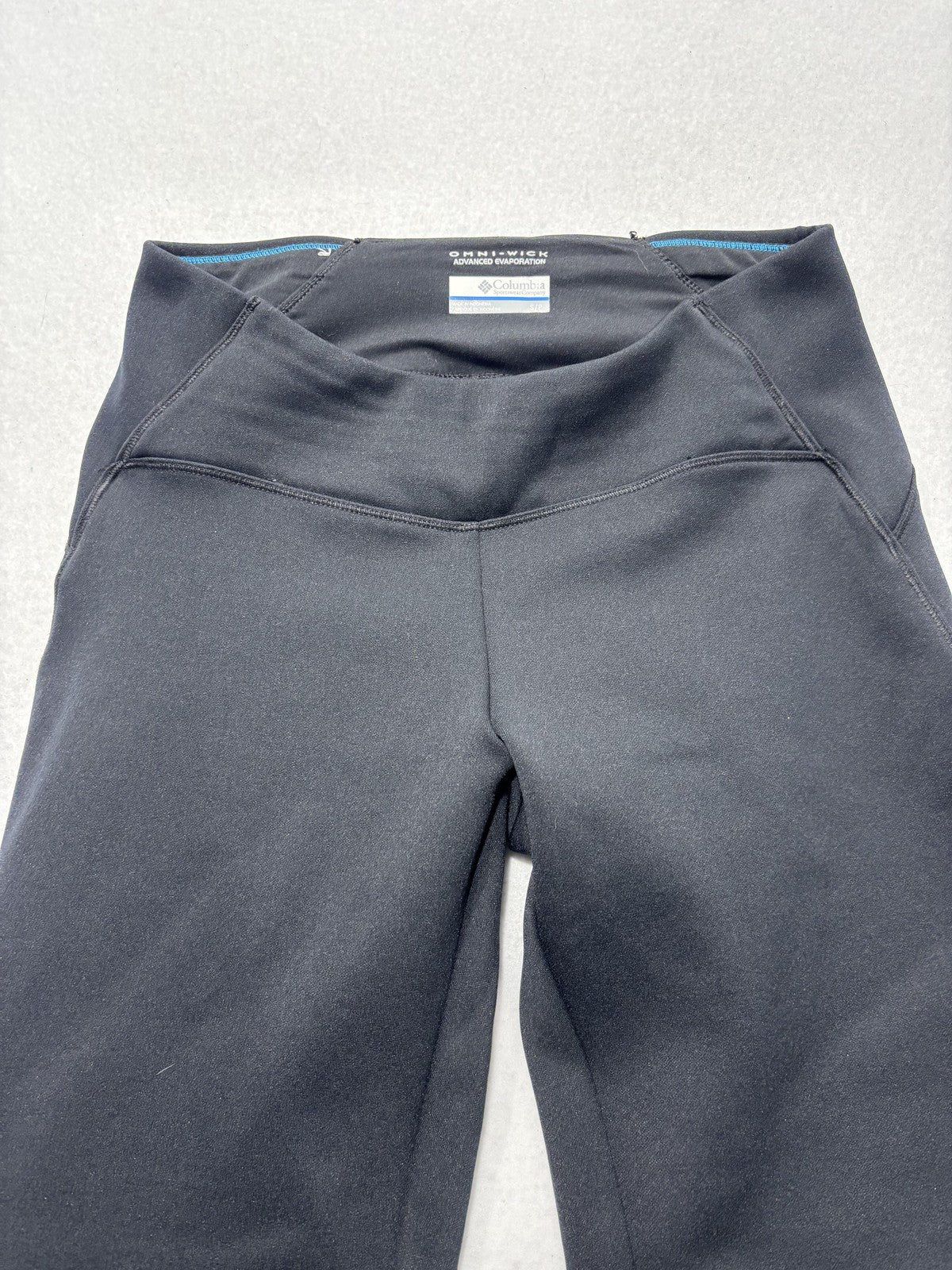 Columbia Leggings Womens Small Black Omni-Wick Bootcut Stretch Athletic Pants