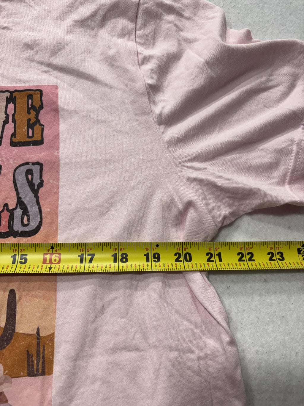 Bella + Canvas Shirt Womens Large Pink Long Live Cowgirls Graphic Tee Western