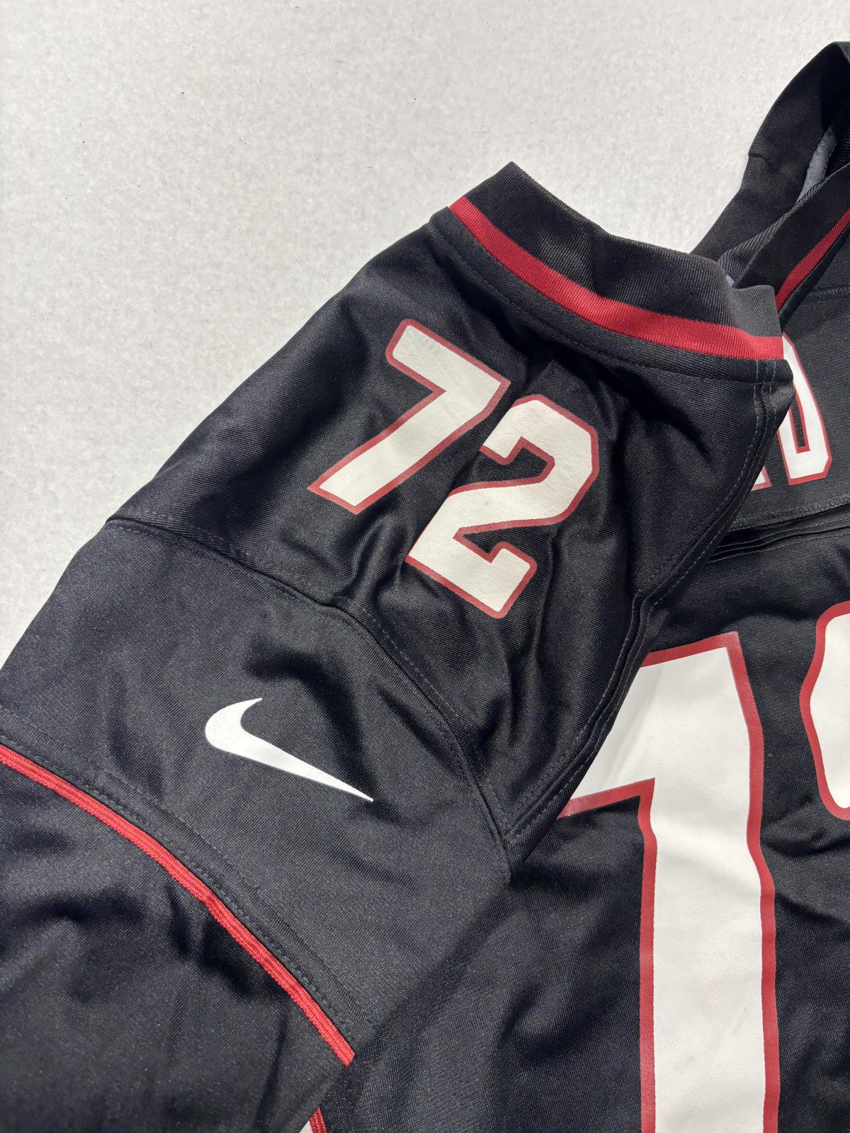 Arizona Cardinals Jersey Mens Large Black NFL Football Nike On Field Ford 72