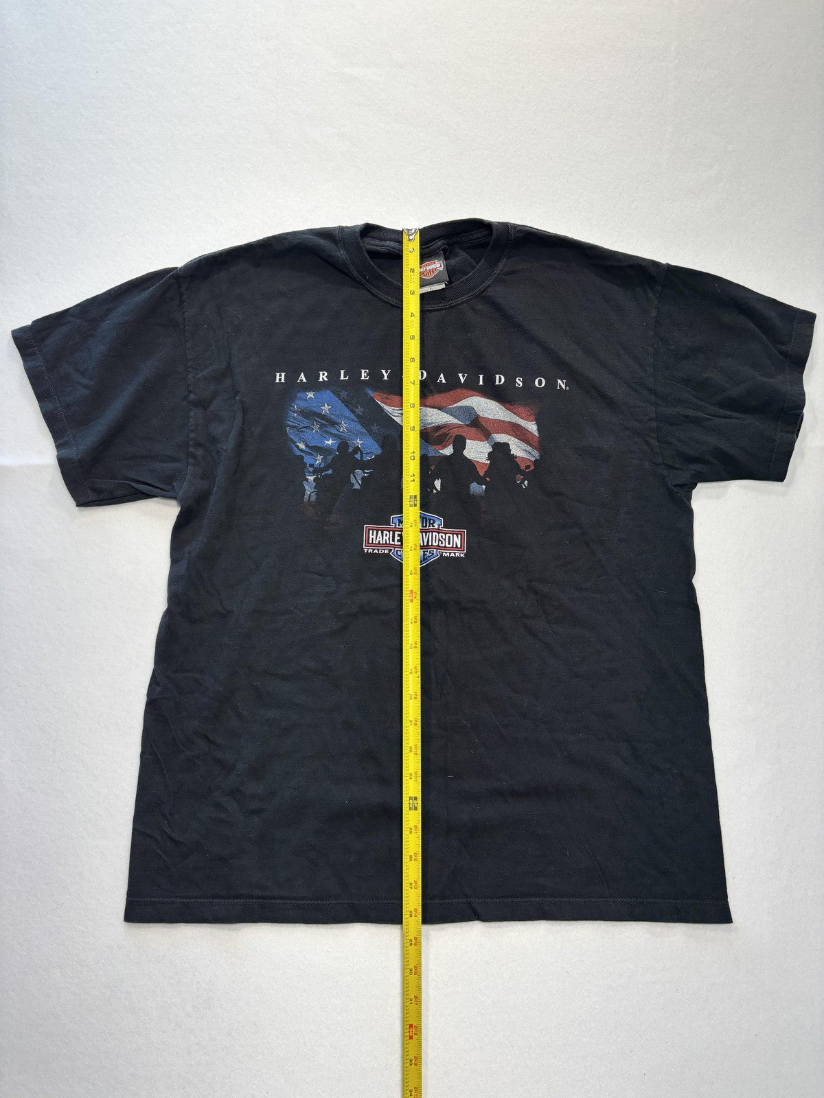 Vintage Harley-Davidson Shirt Mens XL Black Chunky River Meridian MS 2000s USA
