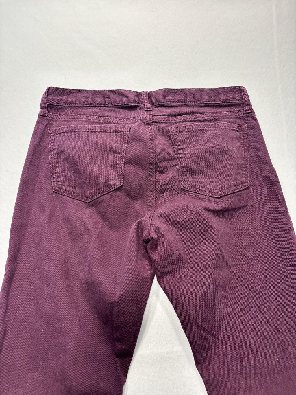 Banana Republic Skinny Jeans Womens 6 Purple Dark Wash Mid Rise Stretch 29x30