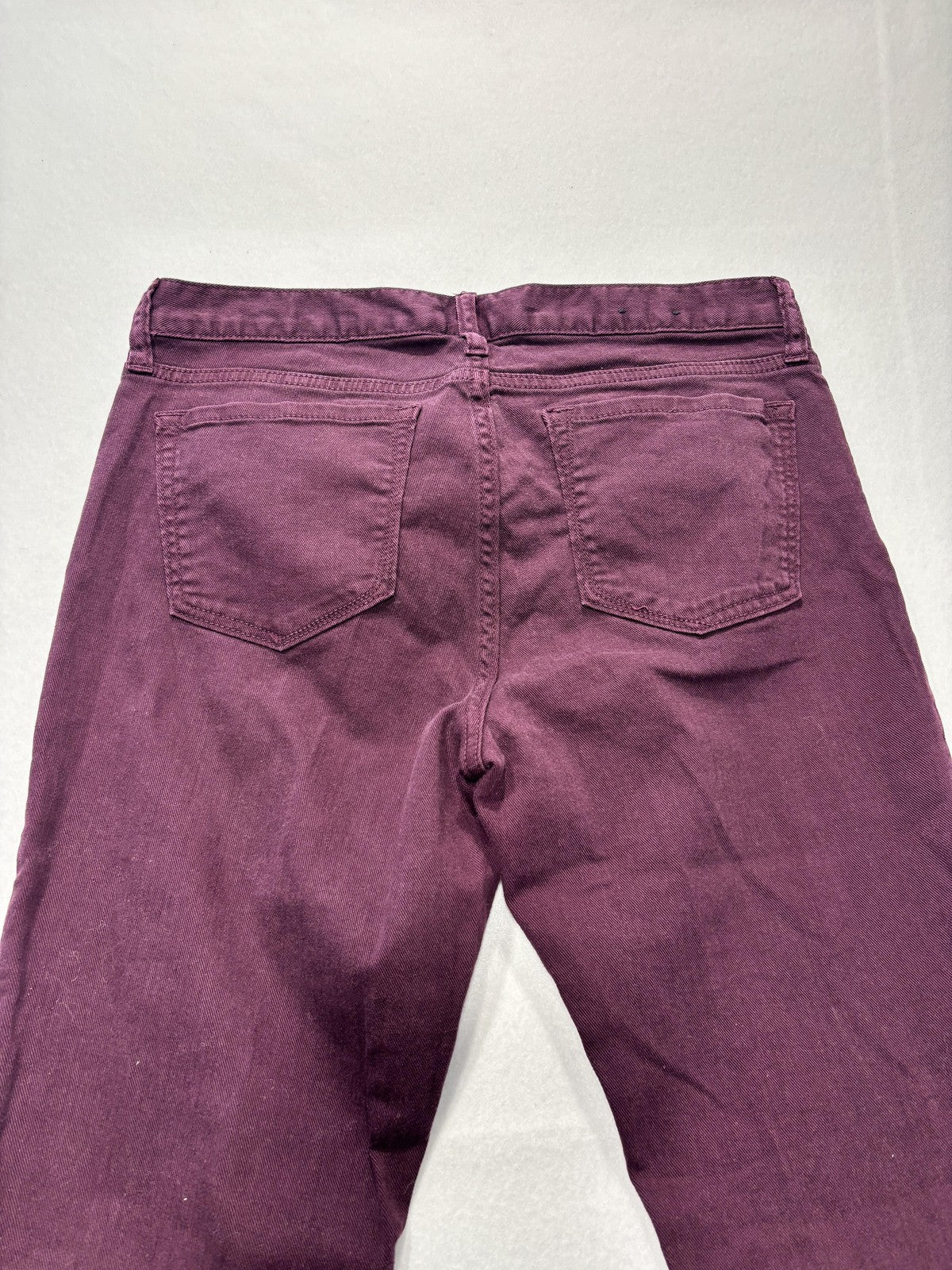 Banana Republic Skinny Jeans Womens 6 Purple Dark Wash Mid Rise Stretch 29x30
