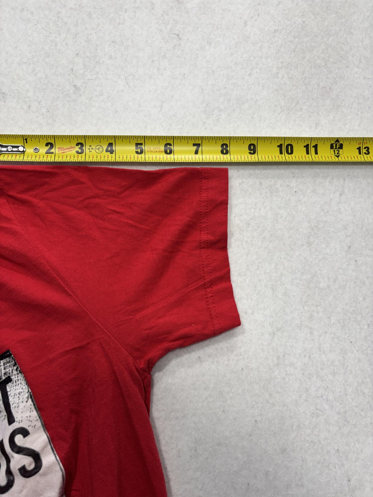 Bella + Canvas Shirt Womens S Red Crew Neck You Can't Sit With Us Graphic Tee