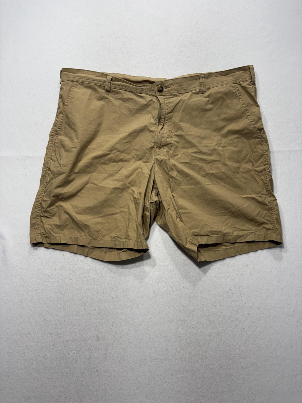 Columbia Chino Shorts Mens 40 Beige 9" Inseam Lightweight Canvas Casual Outdoor
