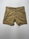Columbia Chino Shorts Mens 40 Beige 9" Inseam Lightweight Canvas Casual Outdoor