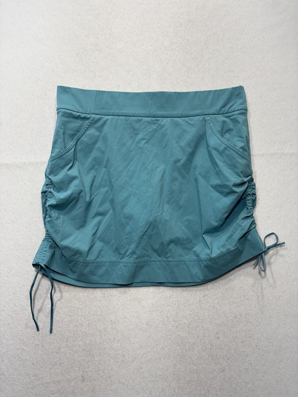 Columbia Skort Womens Large Blue Stretch Drawstring Hiking Outdoor Pocket Lined