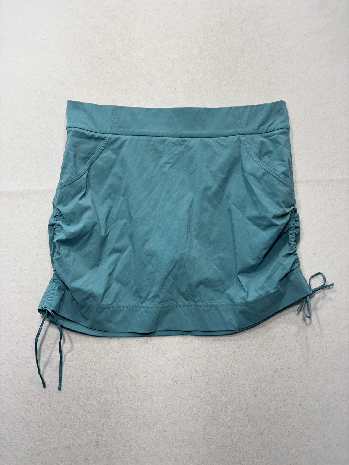 Columbia Skort Womens Large Blue Stretch Drawstring Hiking Outdoor Pocket Lined