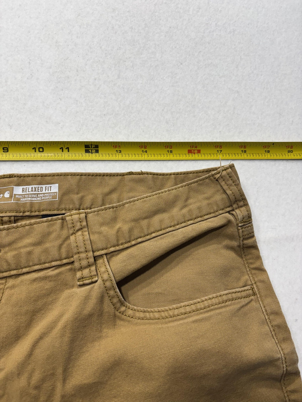 Carhartt Rugged Flex Pants Mens 36x34 Brown Relaxed Fit Canvas Workwear Casual