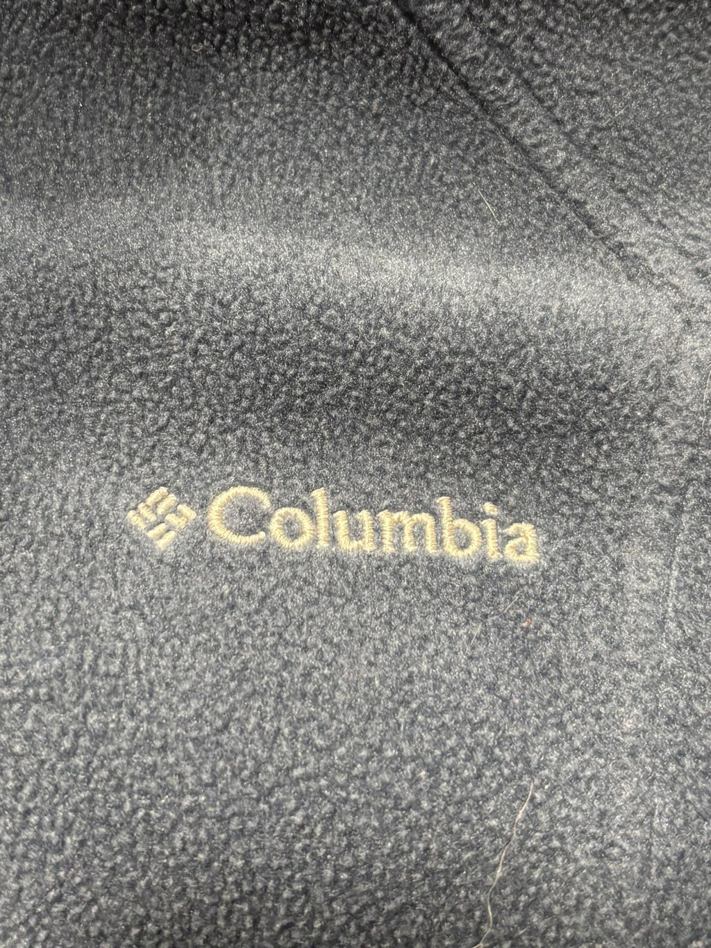 Columbia Jacket Womens M Blue Fleece Full Zip Stand Collar Pockets Outdoor