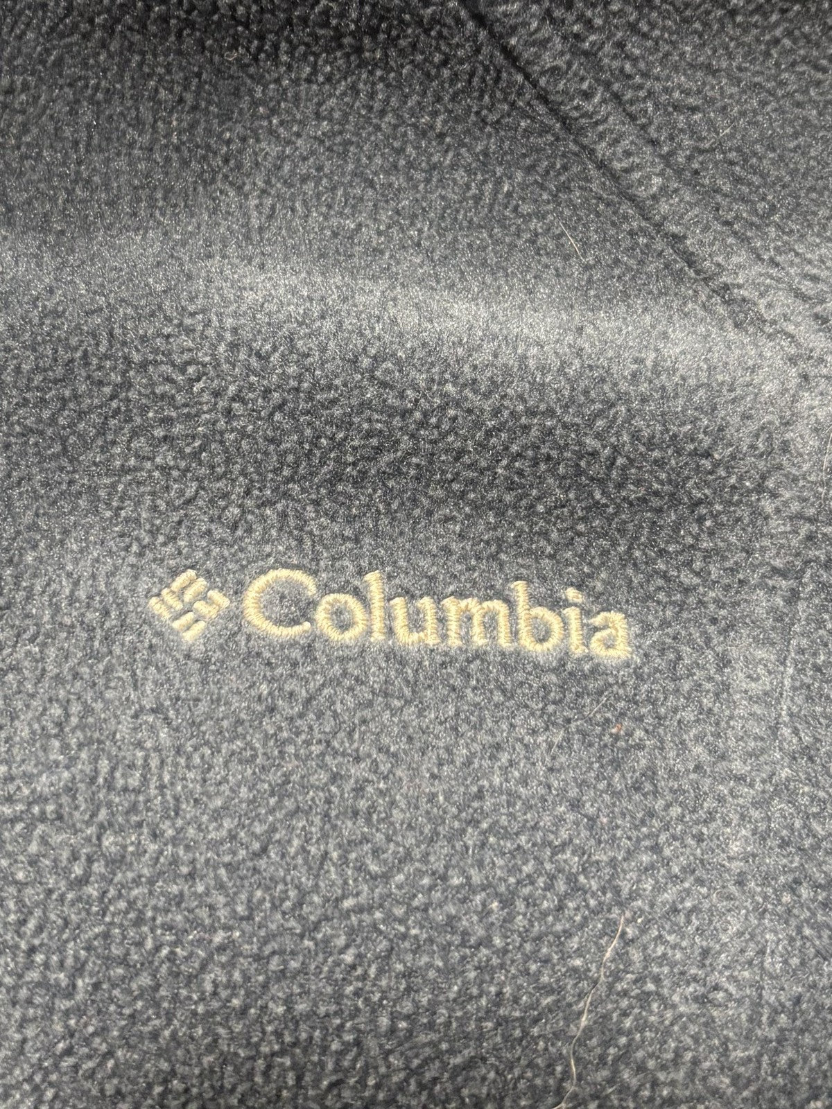 Columbia Jacket Womens M Blue Fleece Full Zip Stand Collar Pockets Outdoor