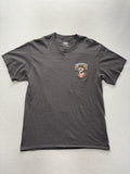 Empyre Shirt Mens Large Gray Cowboy Skeleton Skull Graphic Tee Western Halloween
