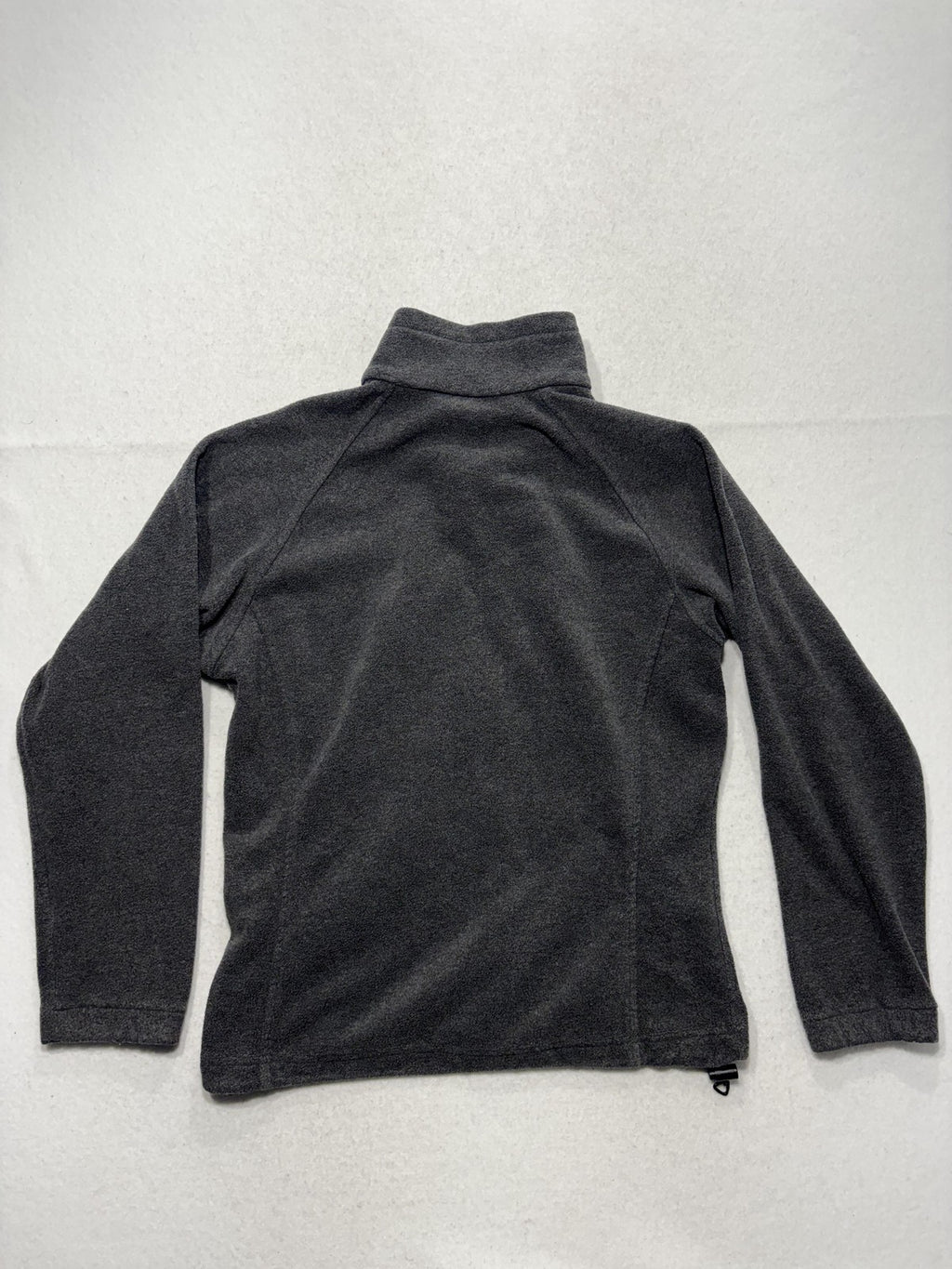 Columbia Jacket Womens S Gray Fleece Full Zip Stand Collar Pockets Soft Outdoor