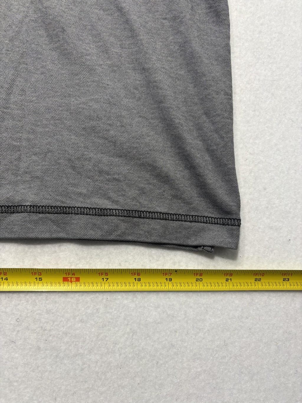 Tommy Bahama Polo Shirt Mens Large Gray Cotton Blend Short Sleeve Logo Casual
