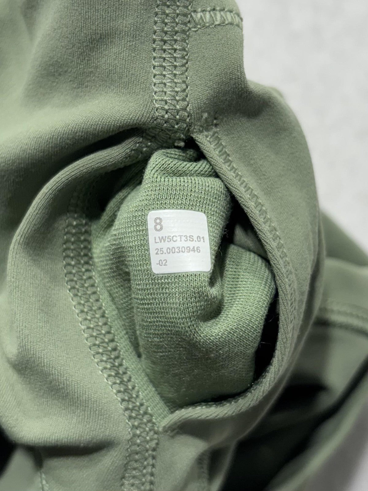 Lululemon Leggings Womens 8 Green High Rise 26" Inseam Ankle Yoga Stretch