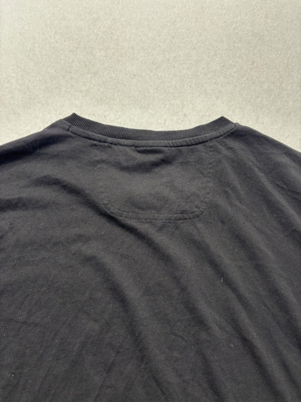 Boss Shirt Mens Large Black Bionic BOSS Logo Stripe Graphic Short Sleeve Tee