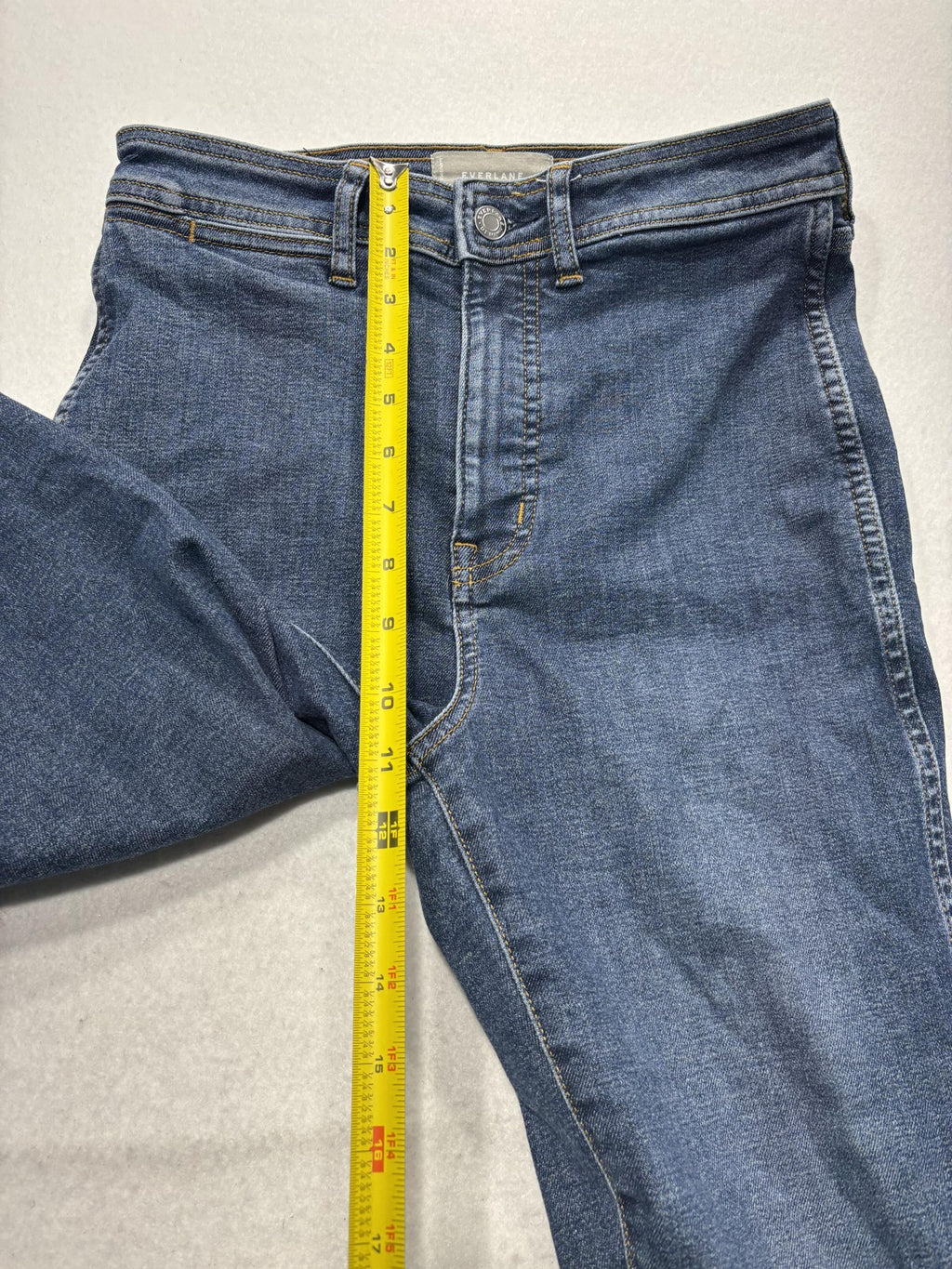 Everlane Way High Skinny Jeans Womens 28 Blue Medium Wash Stretch 28x28.5