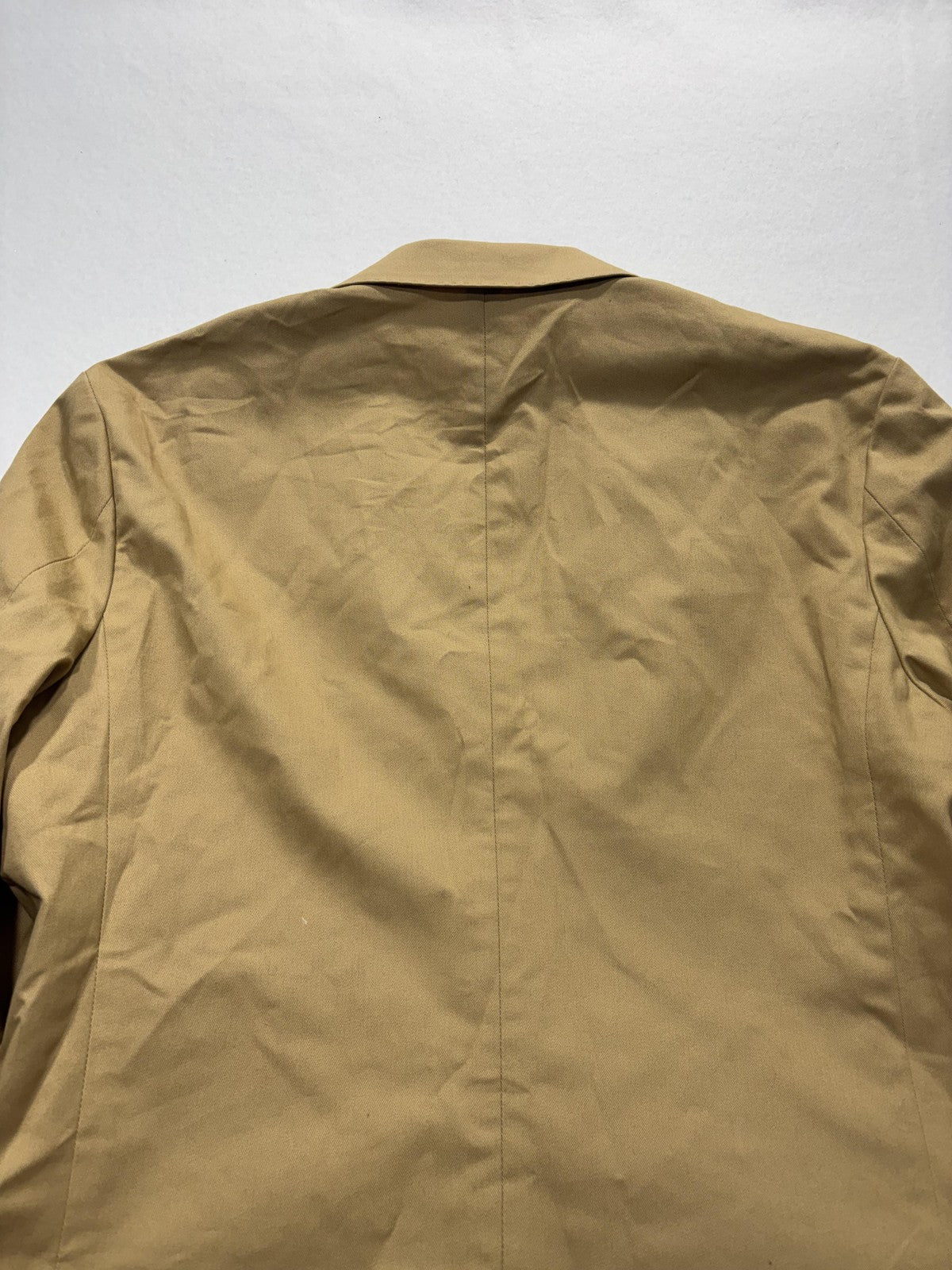 J.Crew Thompson Suit Jacket Mens 38 Beige Cotton Two Button Blazer Notch Lapel
