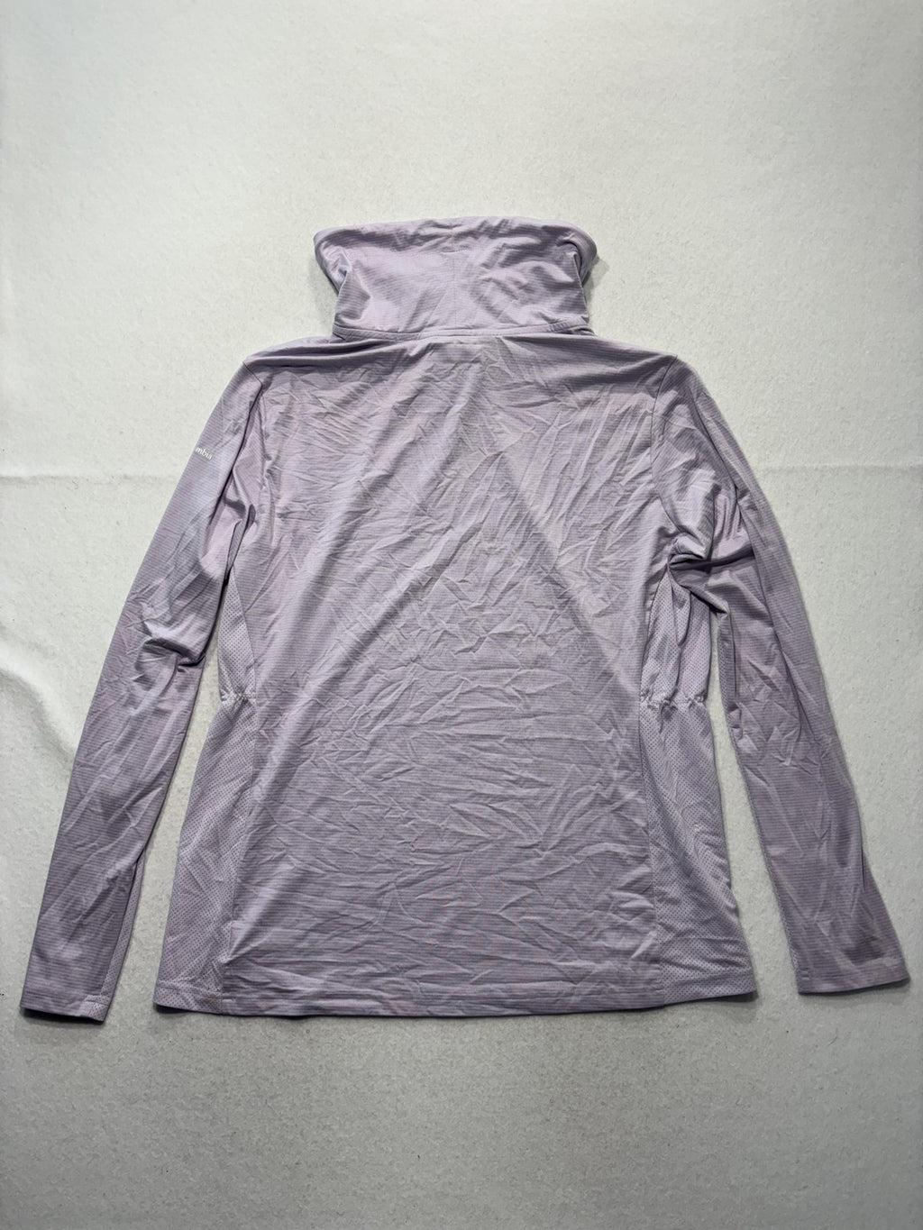 Columbia Omni-Wick Shirt Womens XXL Purple High Neck Long Sleeve Athletic Top