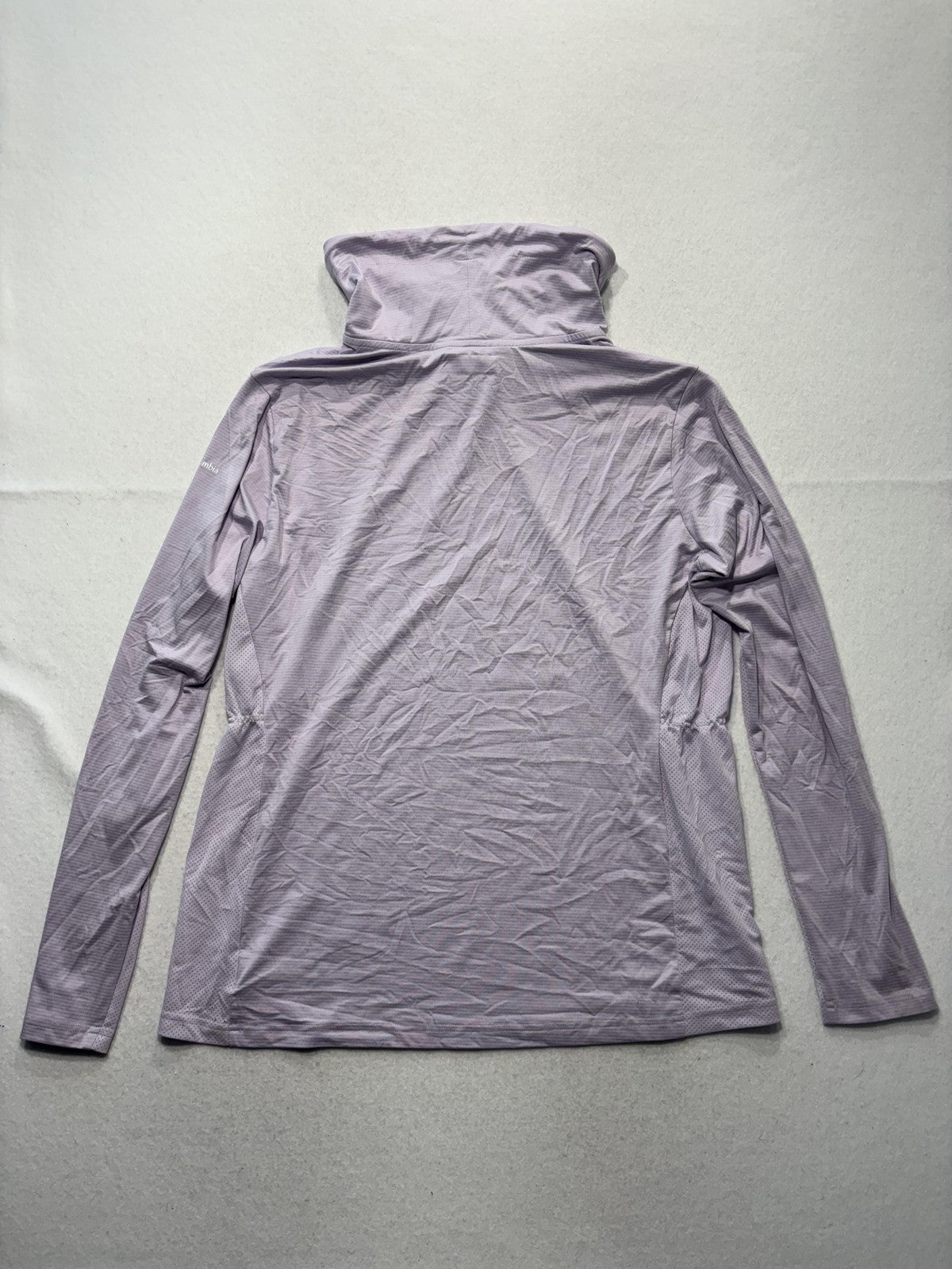 Columbia Omni-Wick Shirt Womens XXL Purple High Neck Long Sleeve Athletic Top