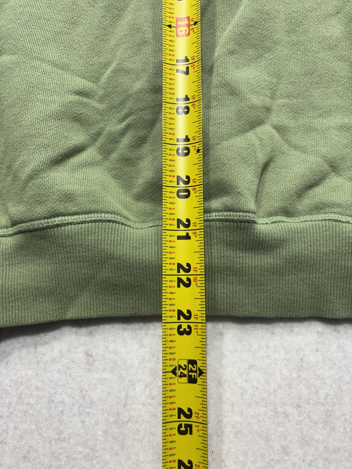 PINK Victoria's Secret Sweatshirt Womens M Green Colorblock Logo Crew Pullover