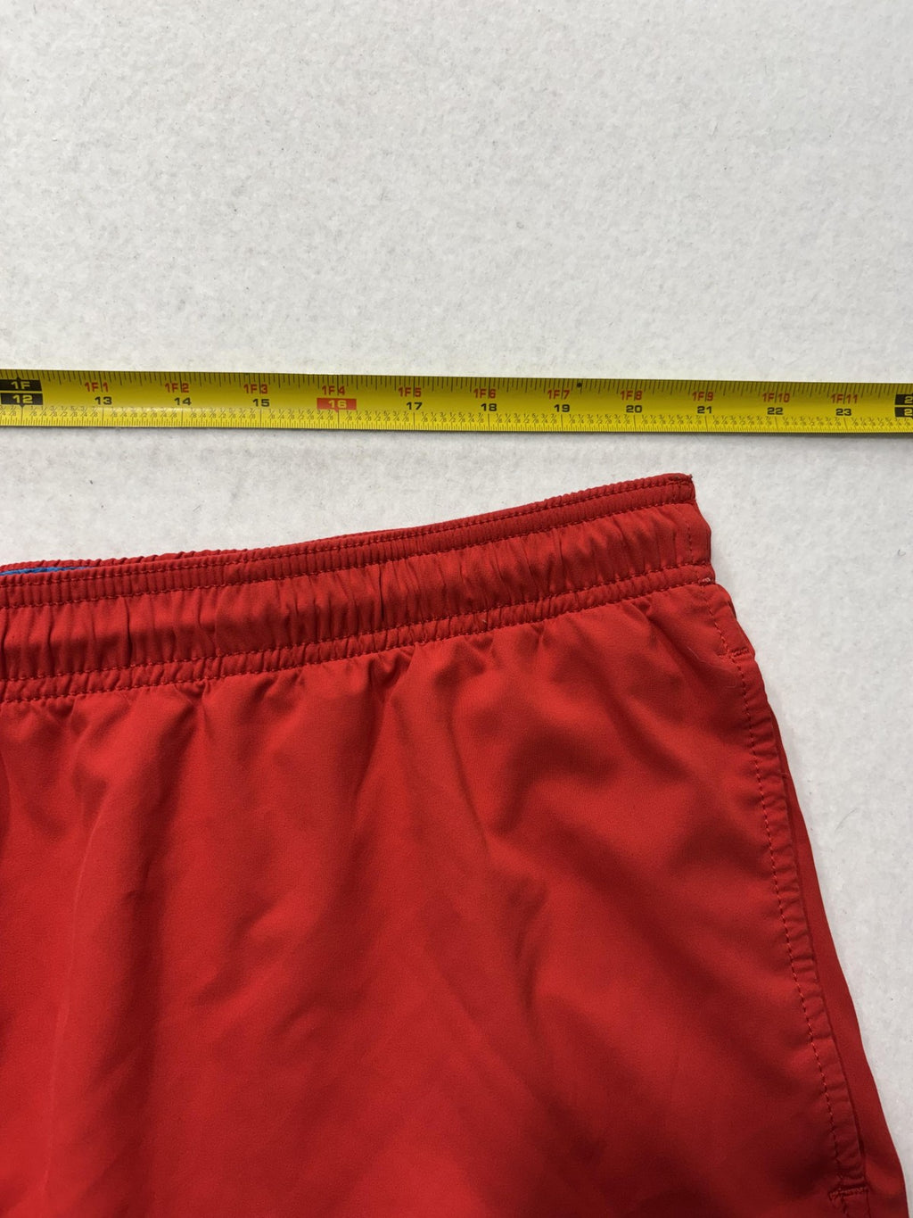 Tommy Bahama Swim Shorts Mens Big 2XLT Red Elastic Waist Mesh Lined Quick Dry