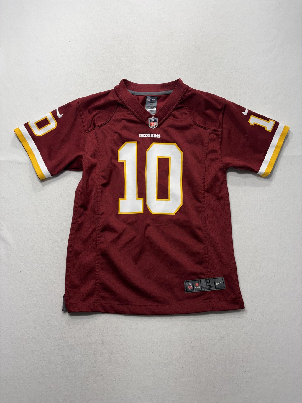 Washington Redskins Jersey Boys Medium Red NFL Football Nike Griffin III 10