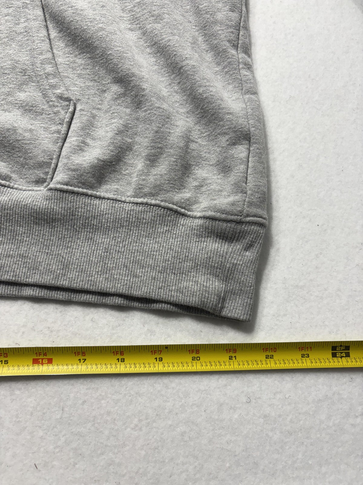 The North Face Hoodie Mens XL Gray Fleece Pullover Logo Kangaroo Pocket Outdoor