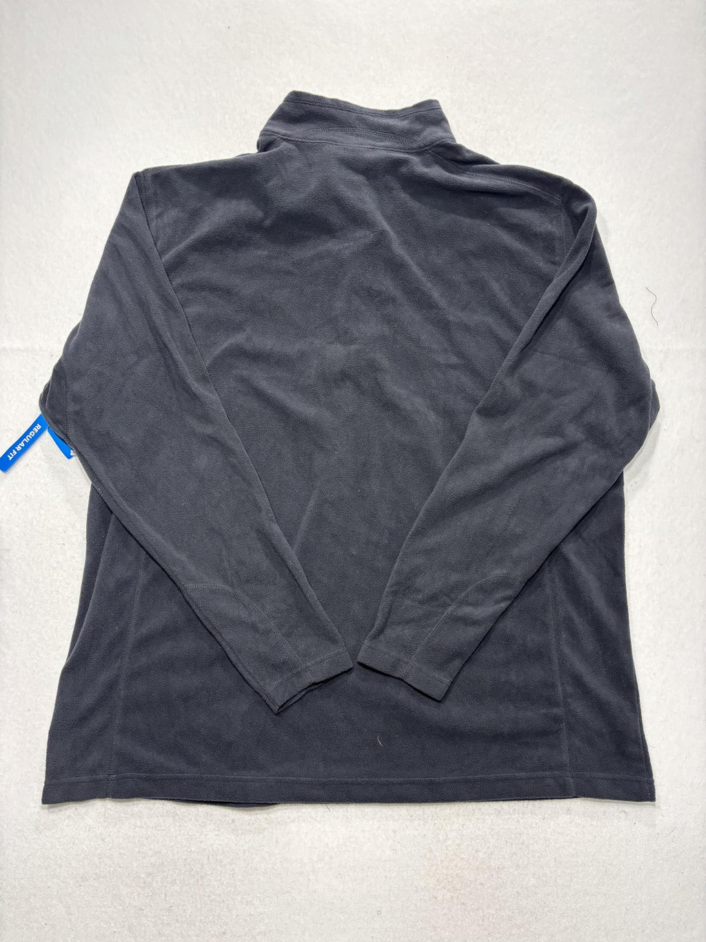 Columbia Pullover Mens 2XL Gray Pine Ridge Fleece 1/4 Zip Mock Neck Outdoor