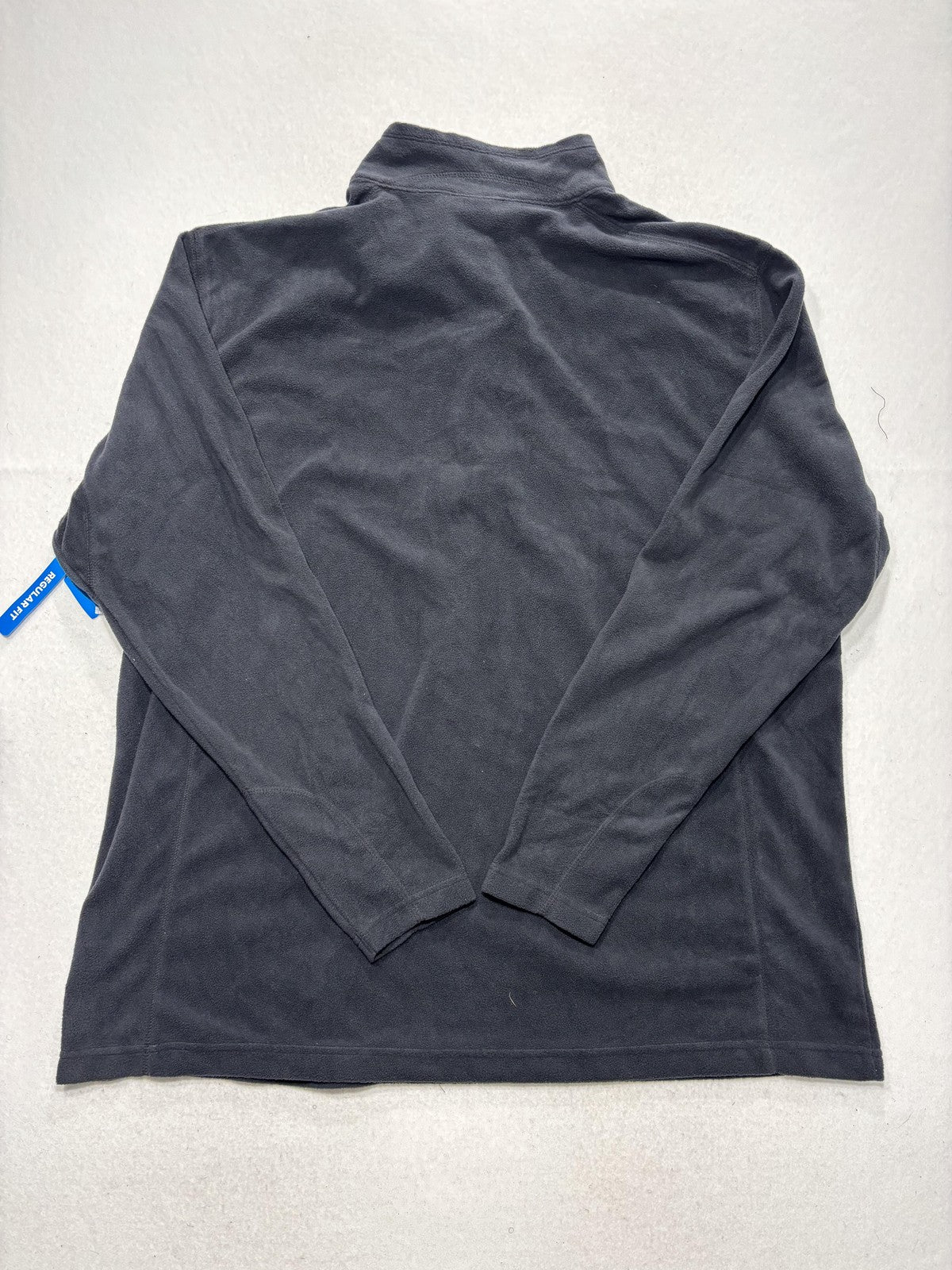 Columbia Pullover Mens 2XL Gray Pine Ridge Fleece 1/4 Zip Mock Neck Outdoor