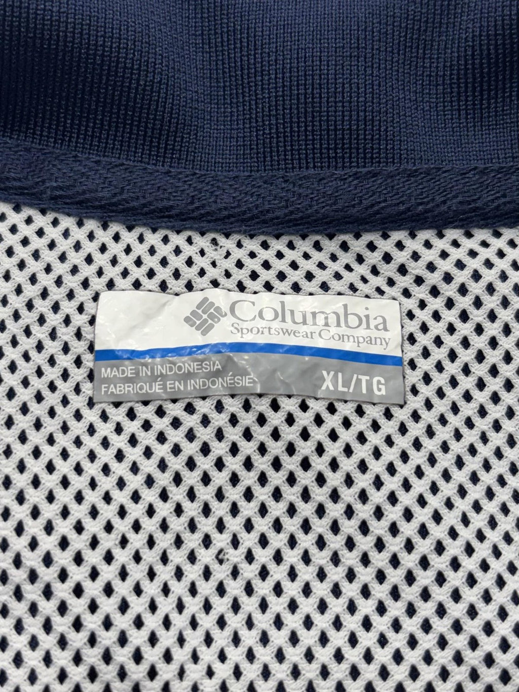 Columbia PFG Omni-Shade Polo Shirt Mens XL Blue Star Logo Fishing UV Protection