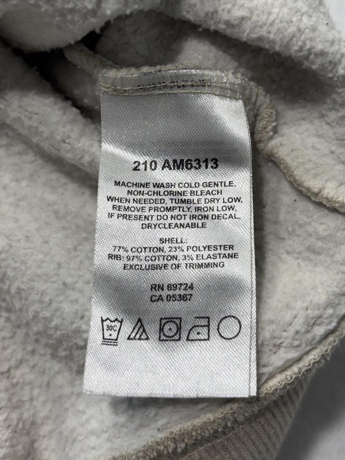 Columbia Sweatshirt Mens Large Beige Fleece Crew Neck Pullover Logo Outdoor