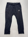 Nike Jogger Pants Mens XL Black Cotton Elastic Waist Tapered Athletic Pockets