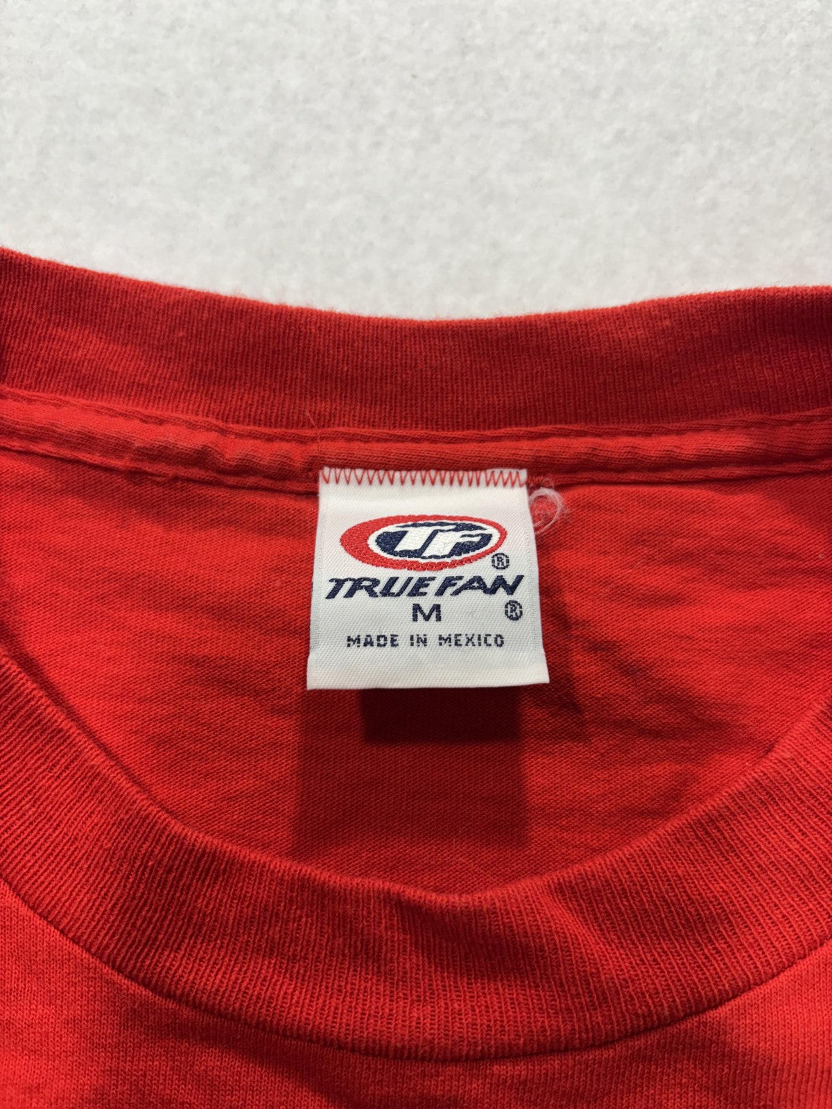Cincinnati Reds Shirt Mens Medium Red MLB Baseball Ken Griffey Jr True Fan 2002