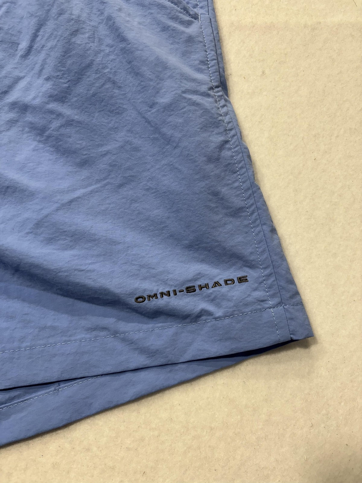 Columbia PFG Omni-Shade Swim Shorts Mens 2XL Blue Fishing Quick Dry Mesh Lined