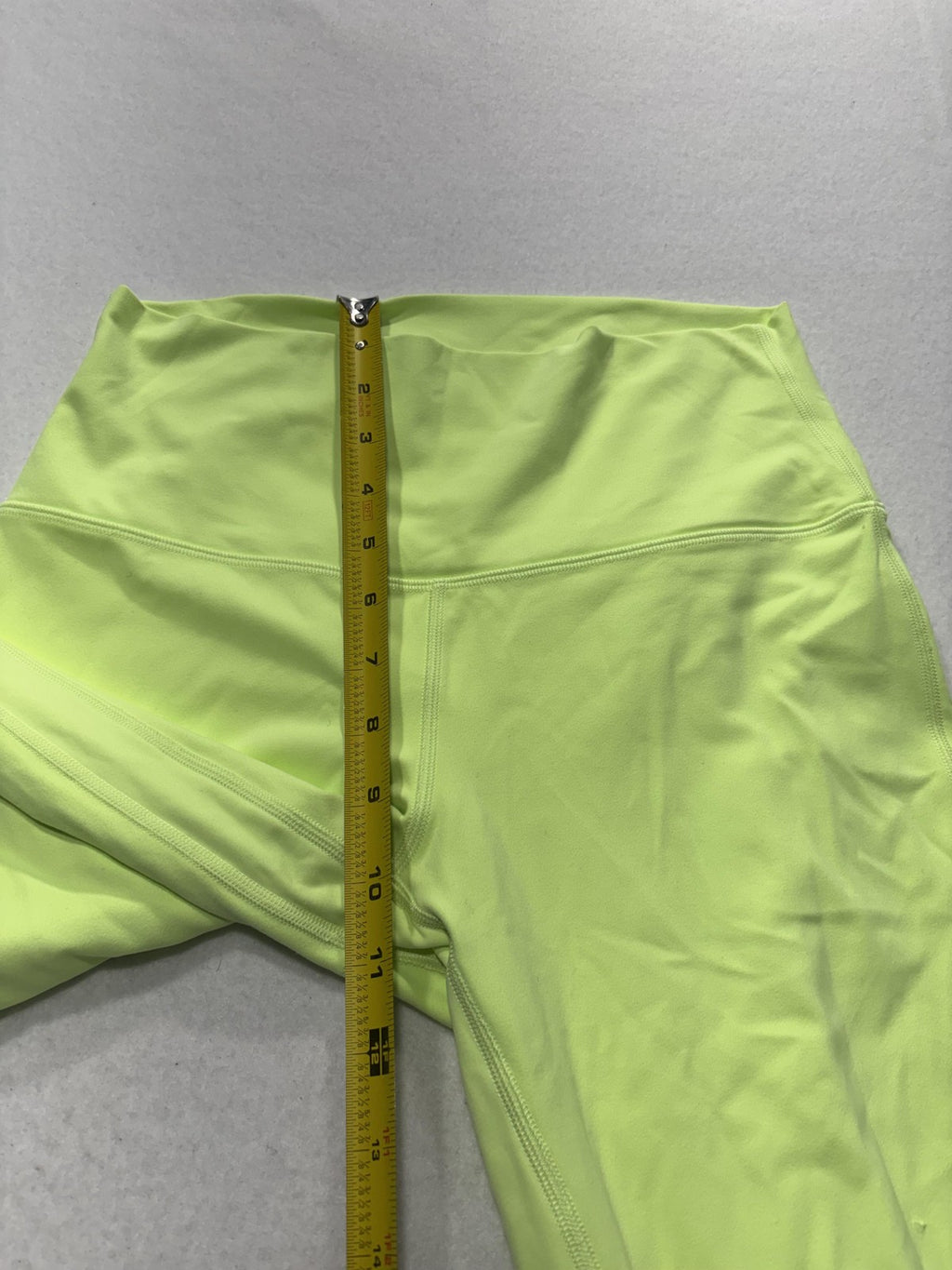 Lululemon Leggings Womens 8 Yellow High Rise Ankle Stretch Yoga Athletic Pants