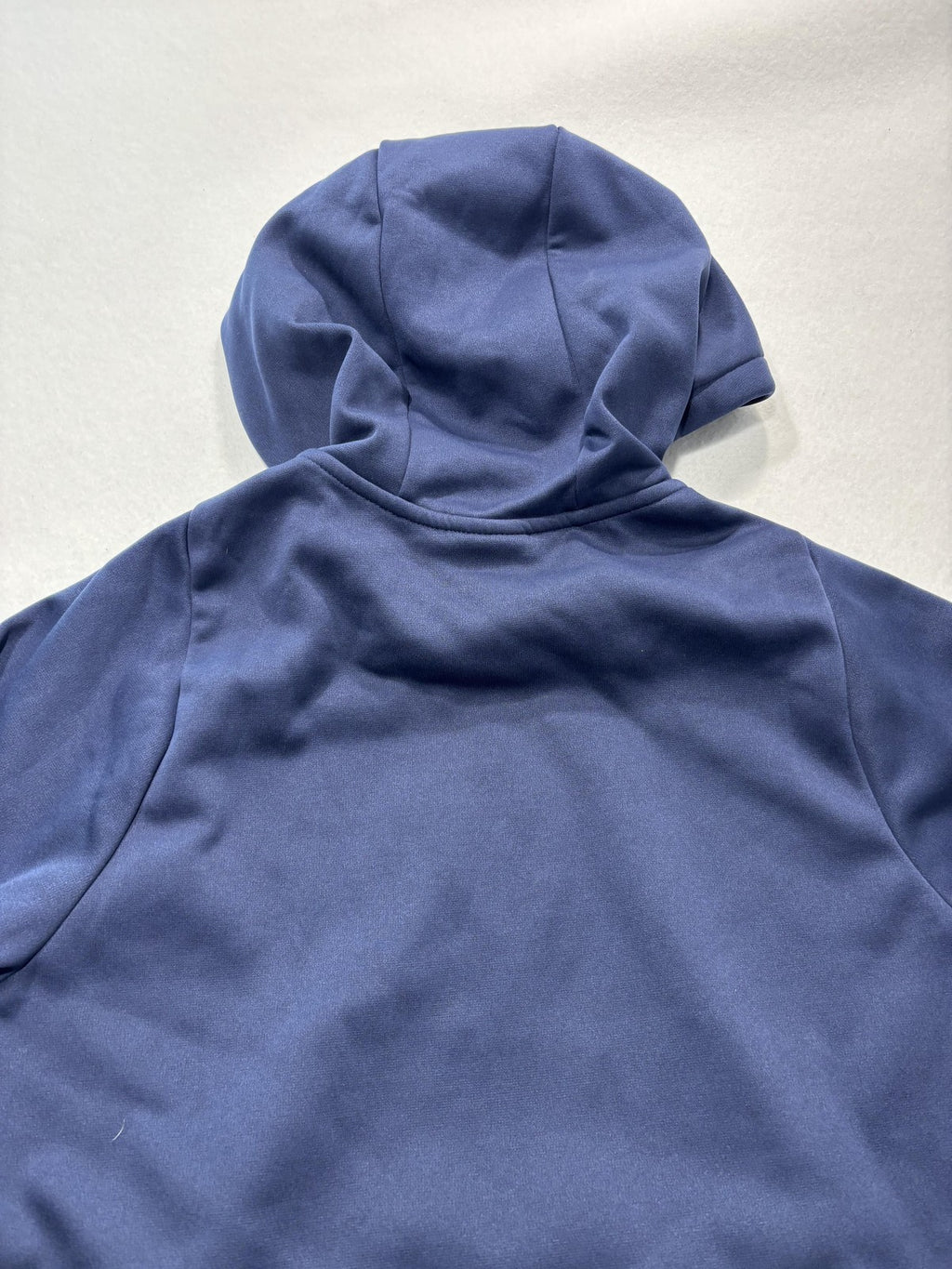Nike Dri-FIT Hoodie Mens Medium Blue Fleece Pullover Athletic Training Logo