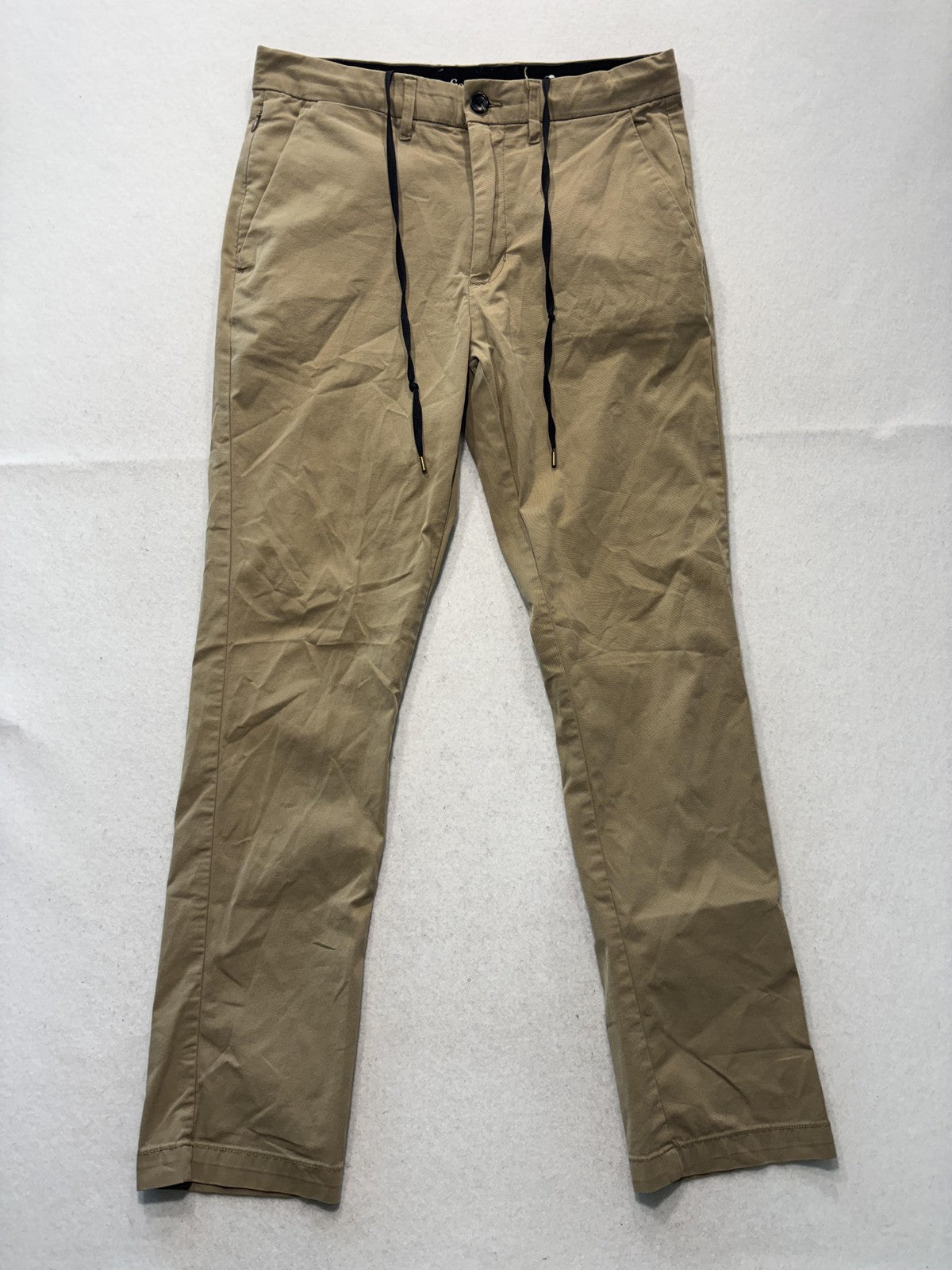 Goodfellow & Co Chino Pants Mens 30x32 Beige Hennepin Tech Slim Stretch Casual