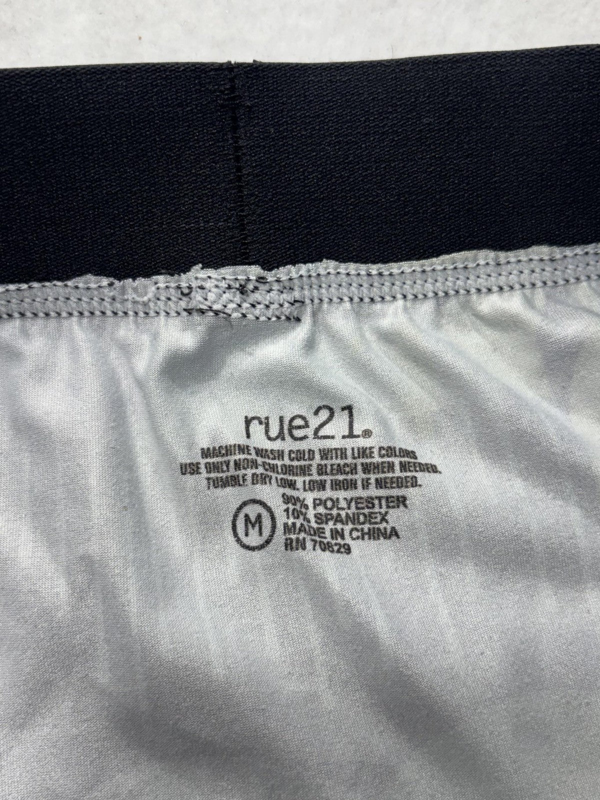 Rue21 Boxer Briefs Mens Medium Multicolor Drip Smiley Face Graphic Print Stretch